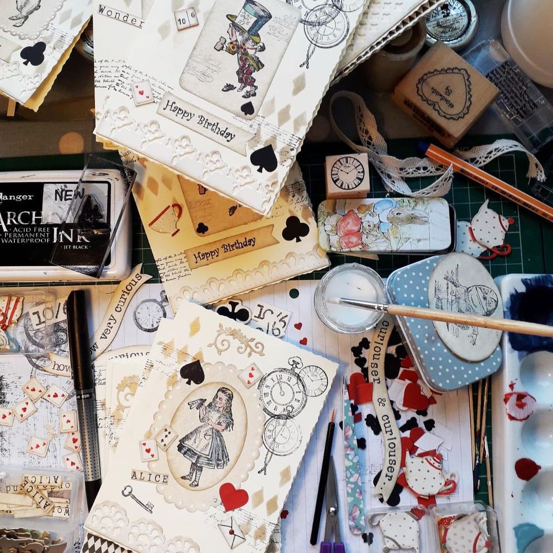 Alice themed Journaling set  gift For her and back to school